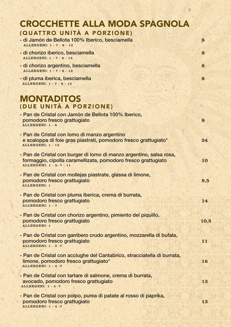 Six Restaurant Club Photo Menu 4