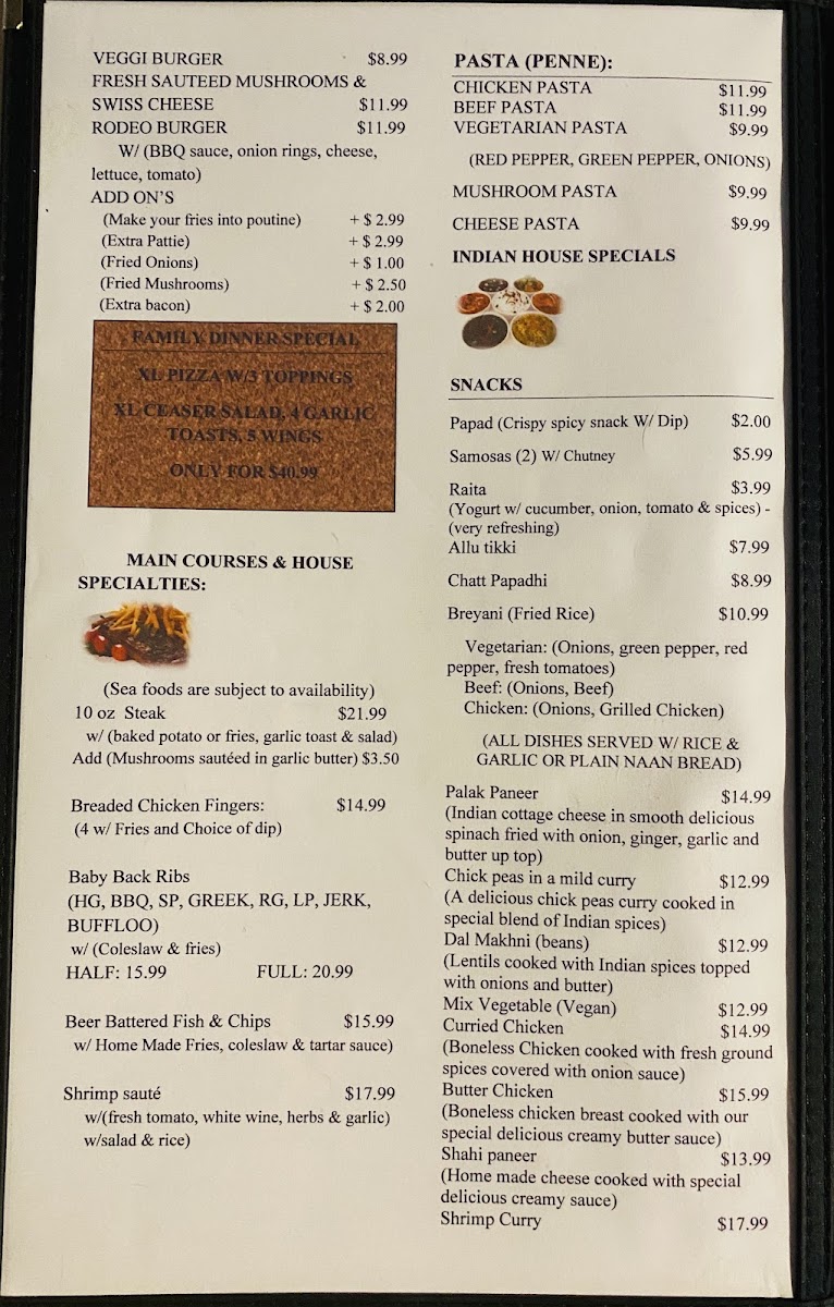 Milestone Hotel Bar and Grill Photo Menu 6