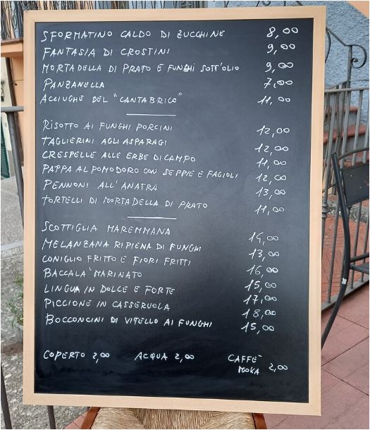 Su Pe' I' Canto Photo Menu 4