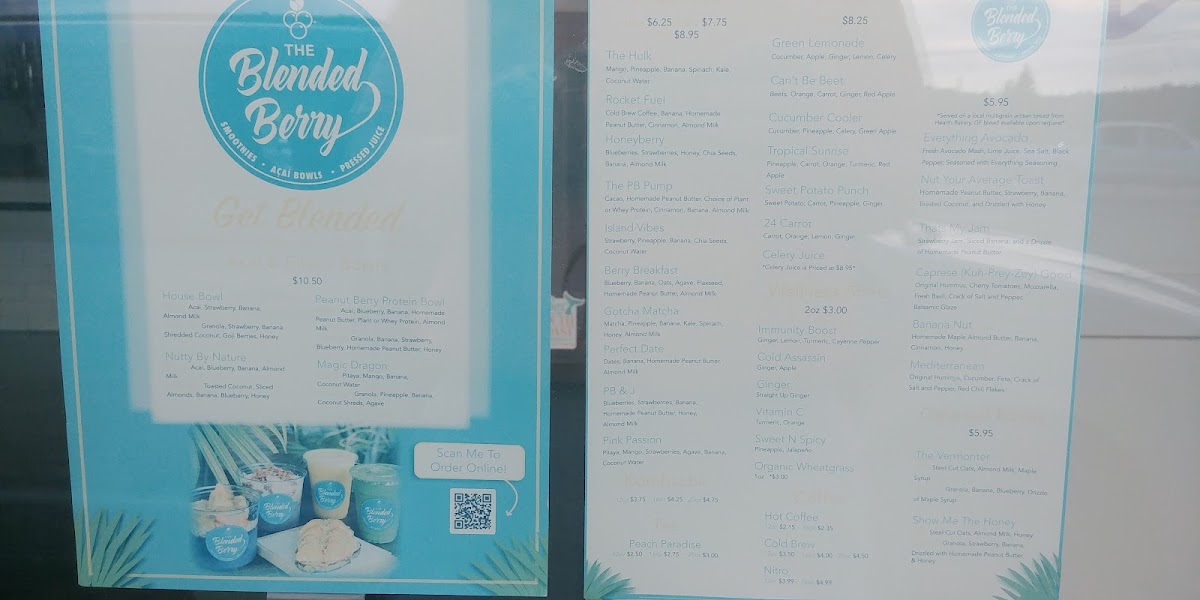 The Blended Berry Photo Menu 3