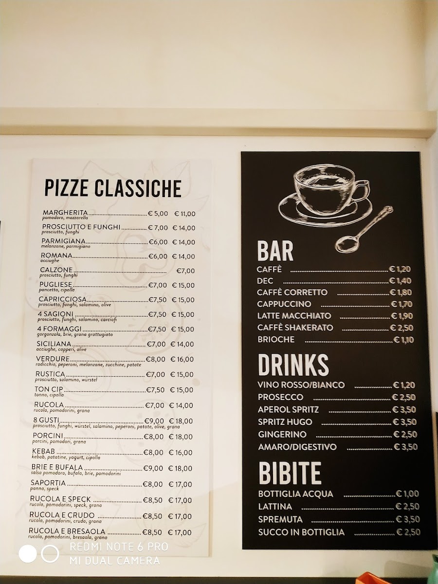 Black & White. Food & Drink Photo Menu 9