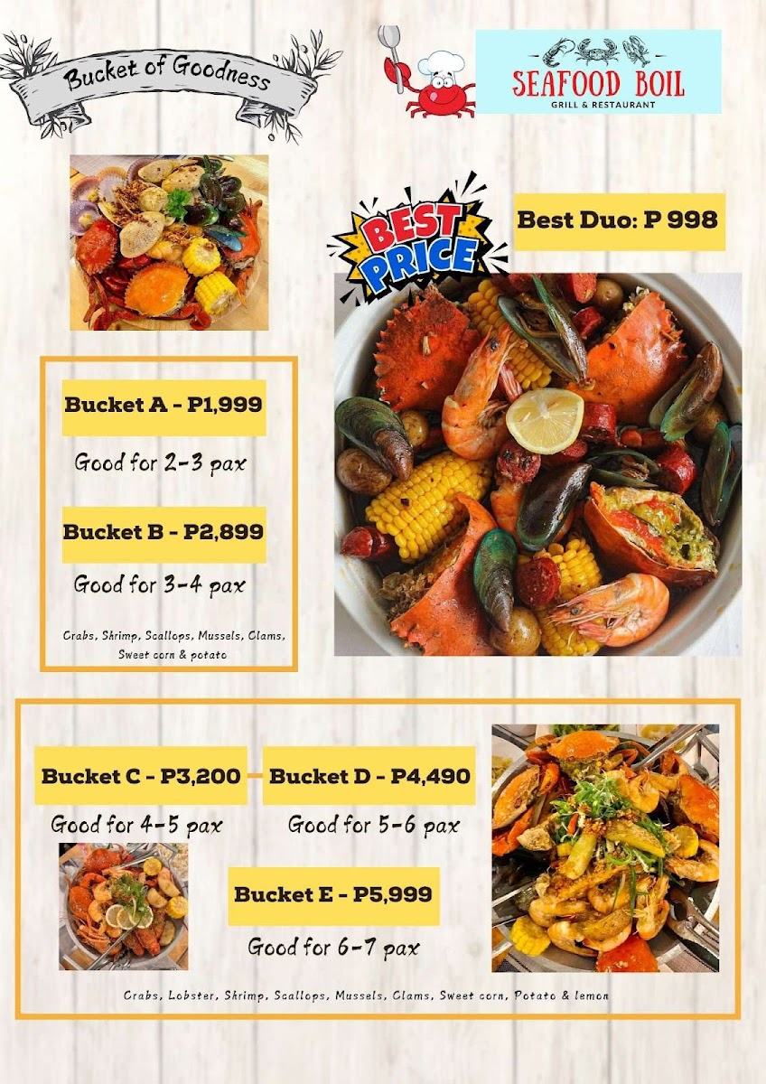 Seafood Boil Grill & Restaurant - Mandaue Photo Menu 3