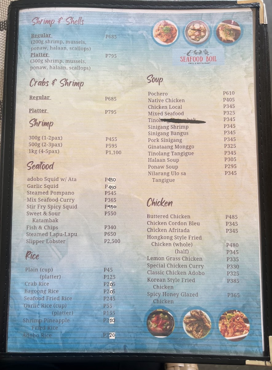 Seafood Boil Grill & Restaurant - Mandaue Photo Menu 7