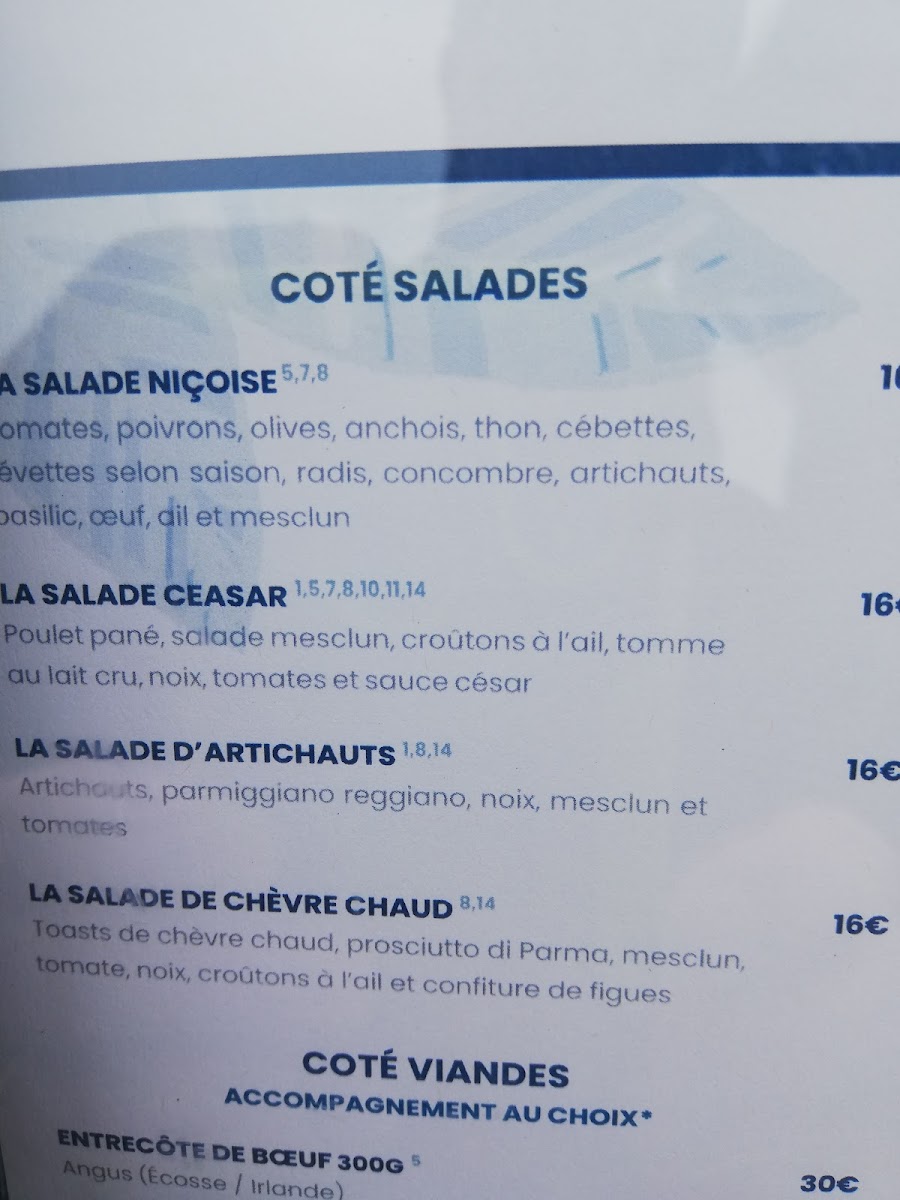 Les Incompris Photo Menu 9