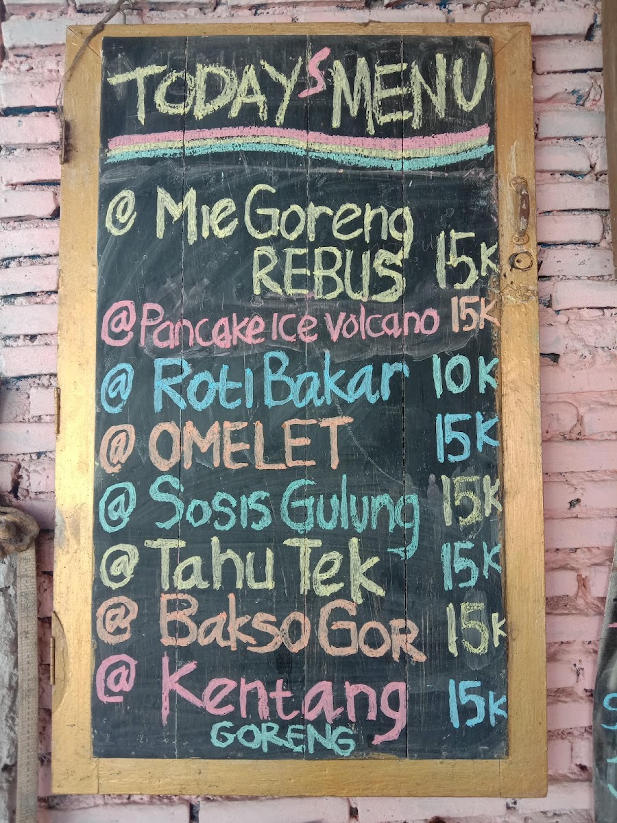 Toms Coffee Lombok Photo Menu 2