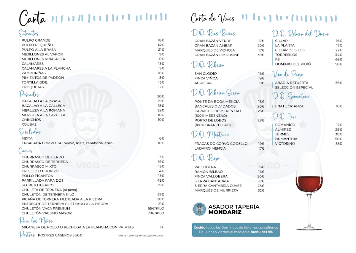Asador Mondariz Photo Menu 2