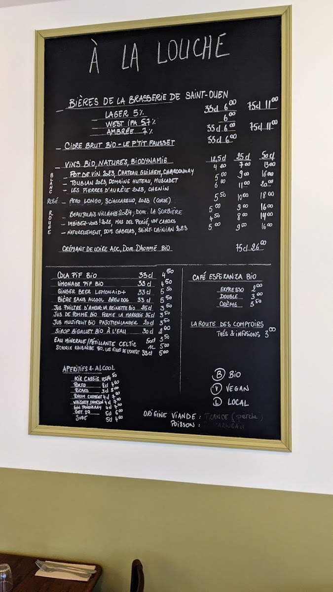 A la louche Photo Menu 2