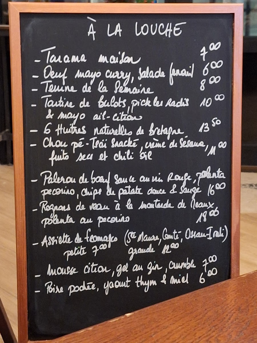 A la louche Photo Menu 3
