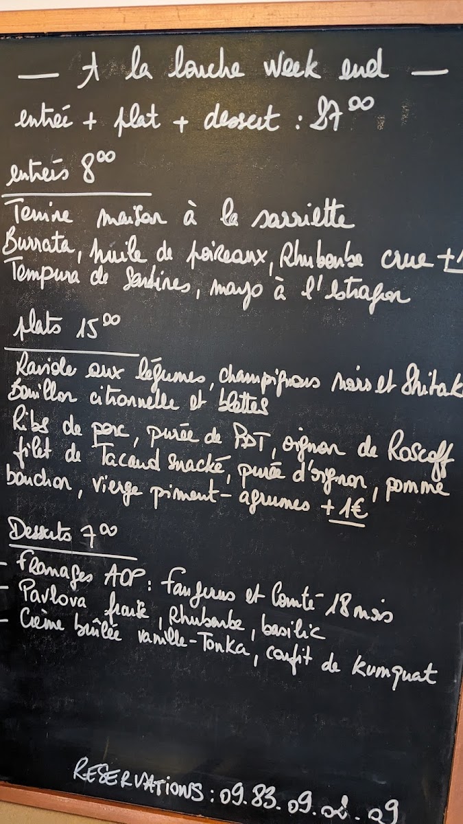 A la louche Photo Menu 5