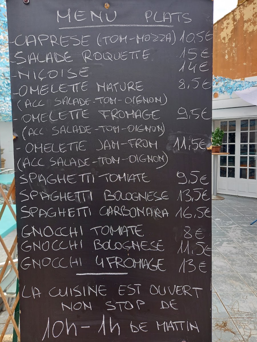 Chez Brigitte Photo Menu 1