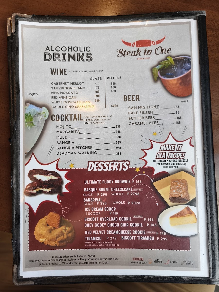 Steak to One - Maginhawa (Main) Photo Menu 4