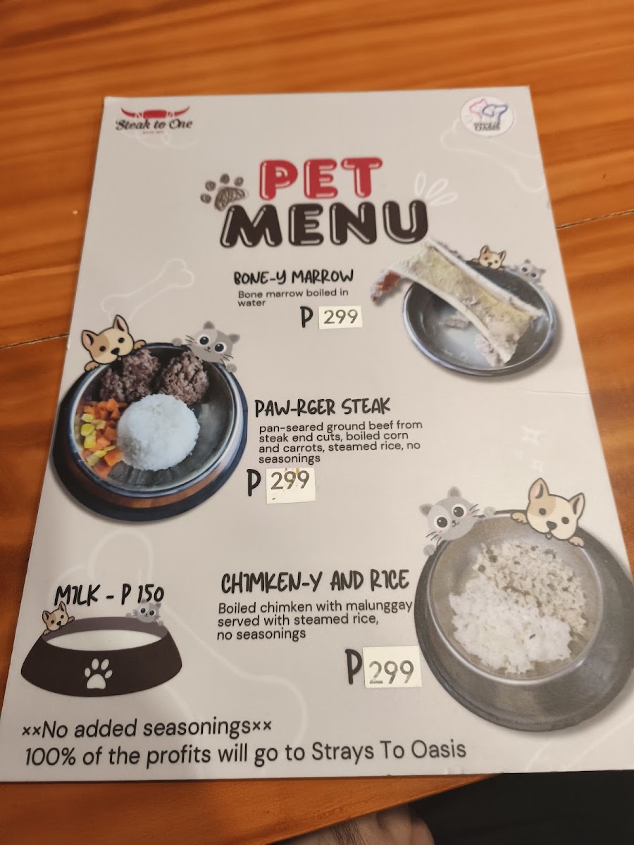 Steak to One - Maginhawa (Main) Photo Menu 6