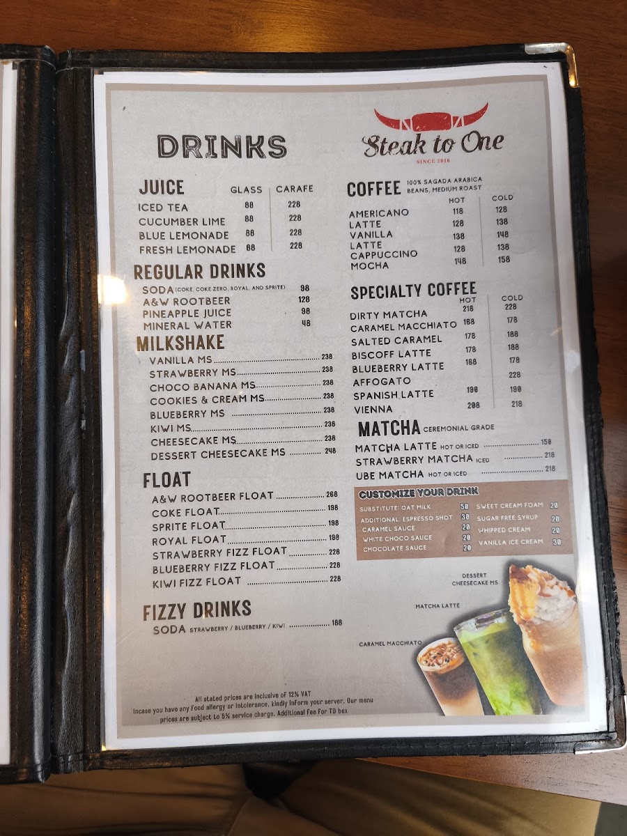 Steak to One - Maginhawa (Main) Photo Menu 7
