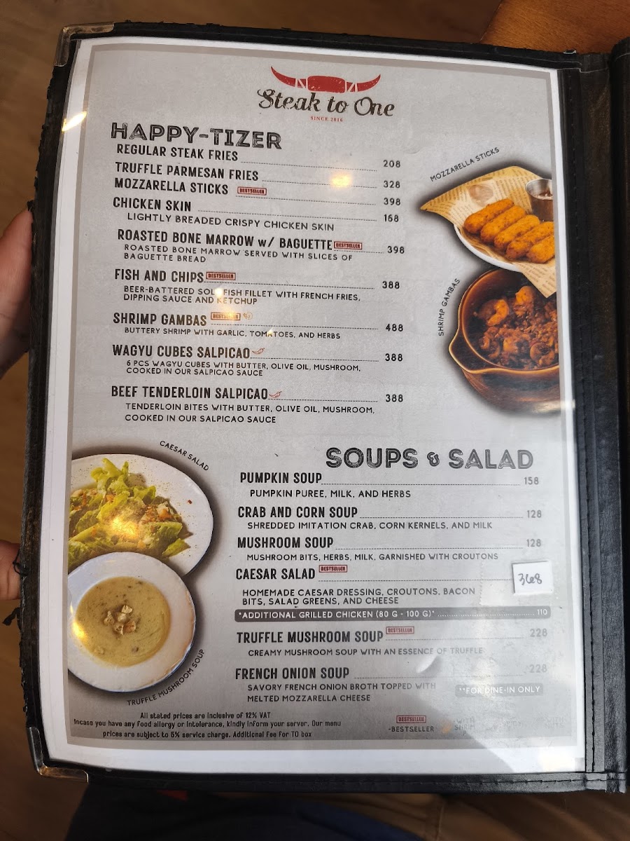 Steak to One - Maginhawa (Main) Photo Menu 8