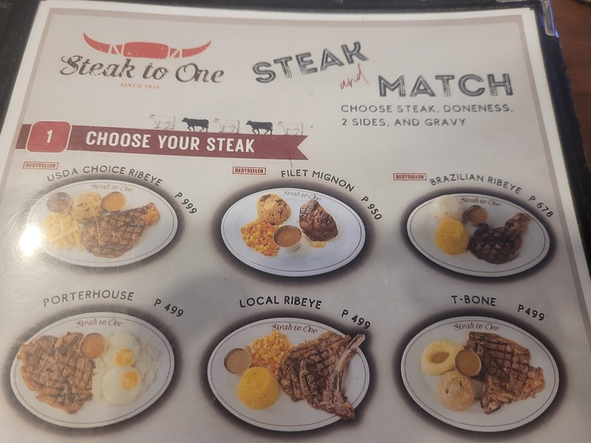 Steak to One - Maginhawa (Main) Photo Menu 9