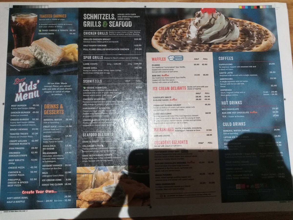 Pensacola Spur Halaal Photo Menu 1