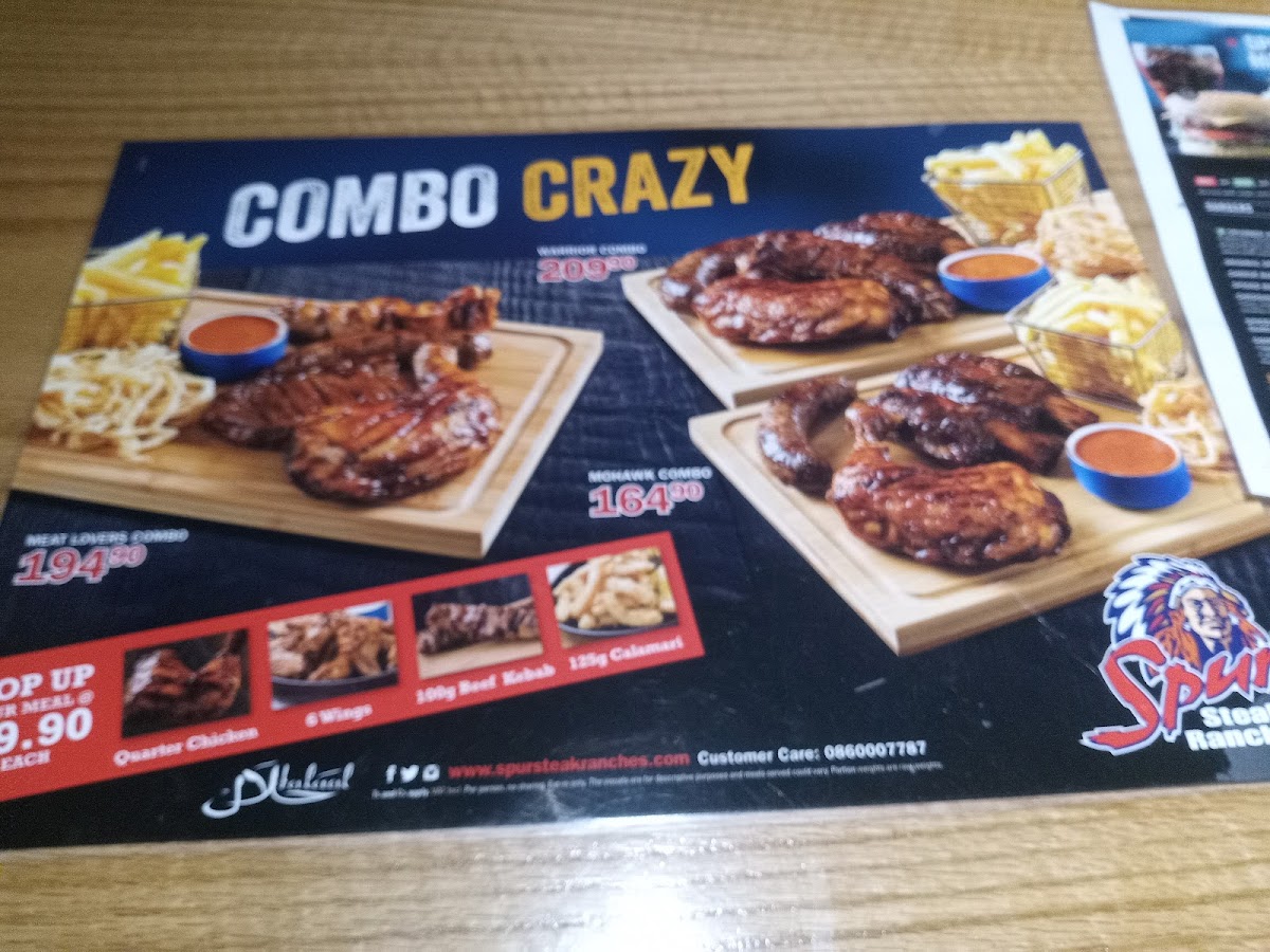 Pensacola Spur Halaal Photo Menu 5