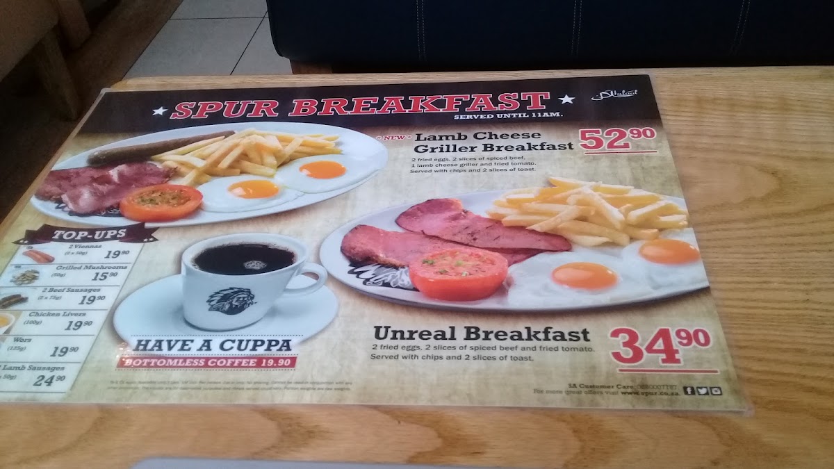 Pensacola Spur Halaal Photo Menu 7