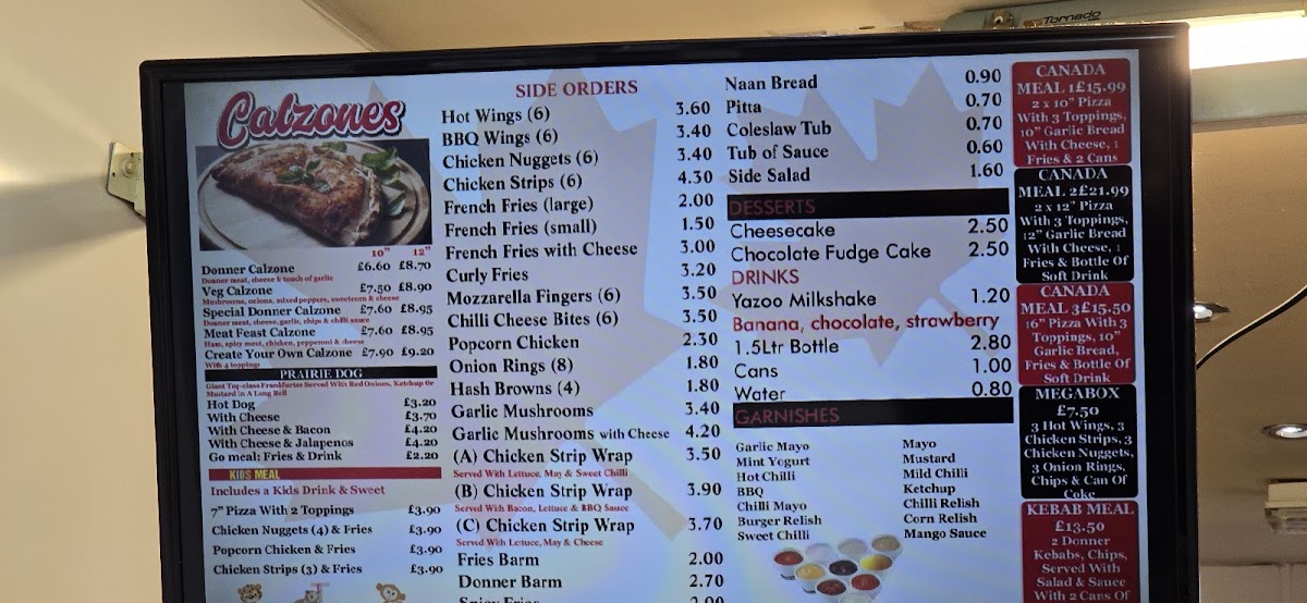 Canadian Charcoal Grill Photo Menu 2