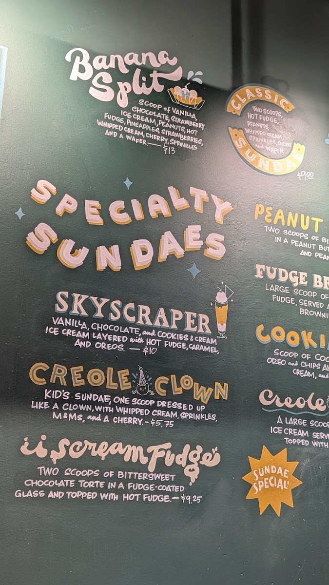 Creole Creamery Photo Menu 5
