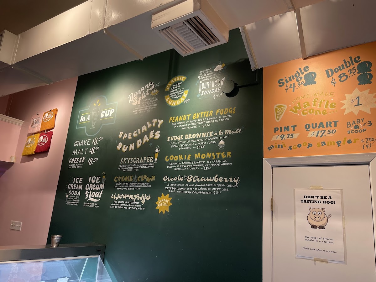 Creole Creamery Photo Menu 6