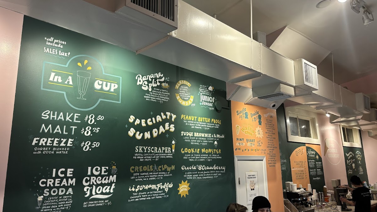 Creole Creamery Photo Menu 8