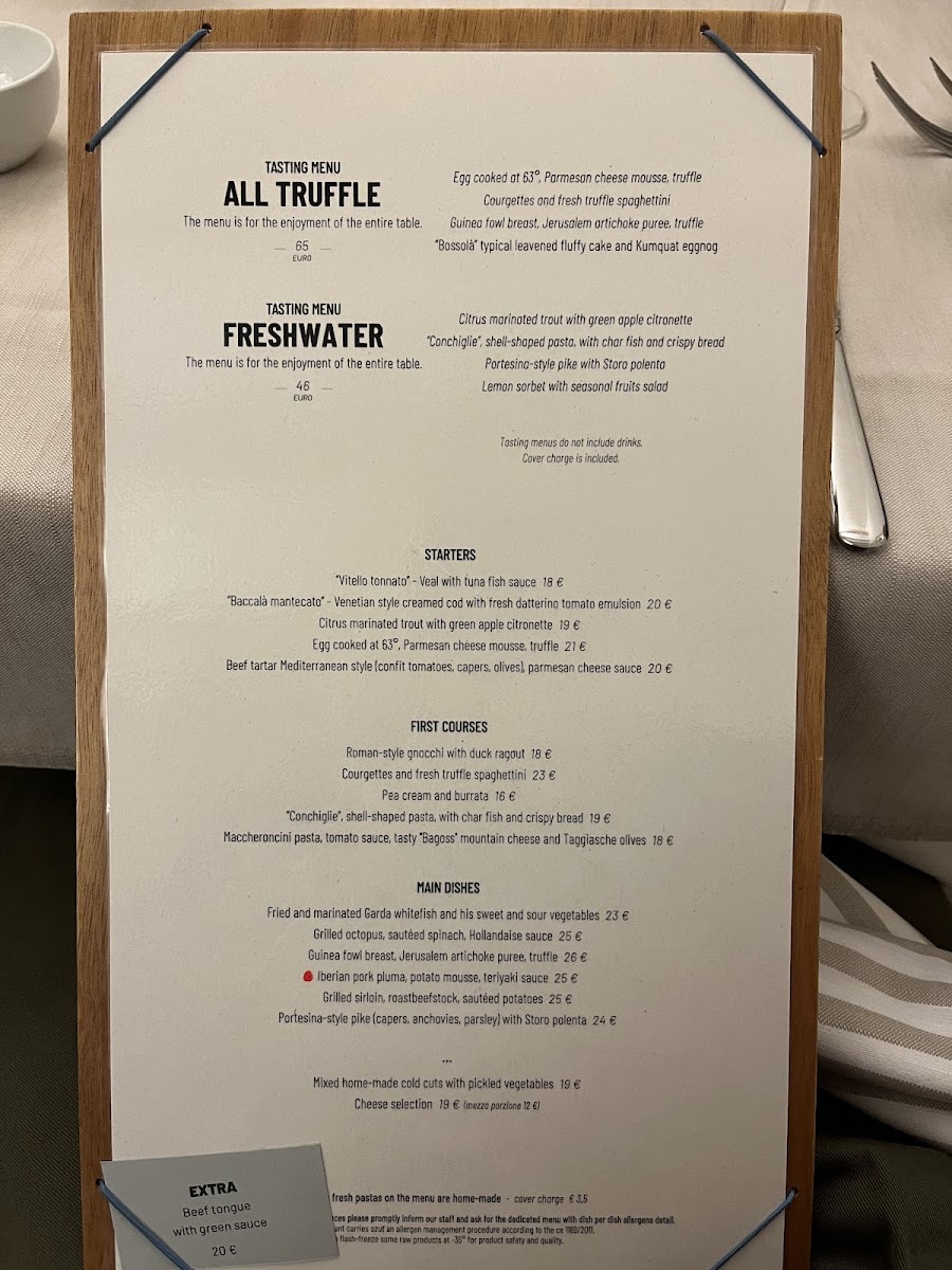 Osteria Antico Brolo Photo Menu 2