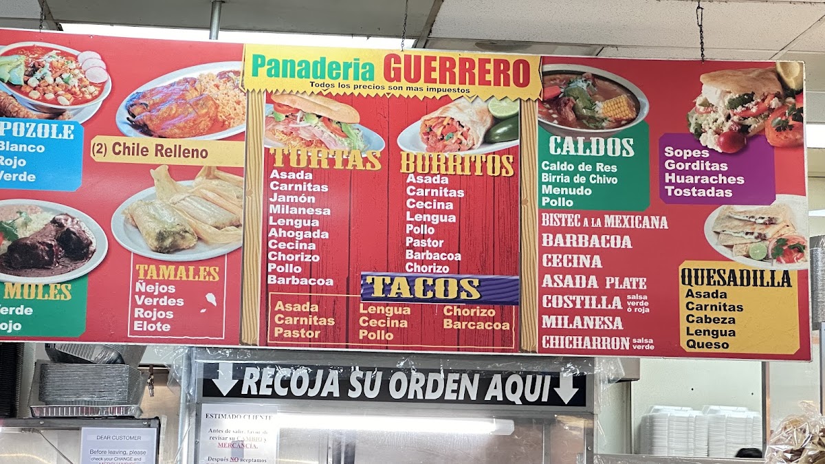 Carniceria Panaderia Guerrero En Phoenix Photo Menu 1