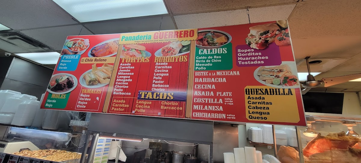 Carniceria Panaderia Guerrero En Phoenix Photo Menu 4