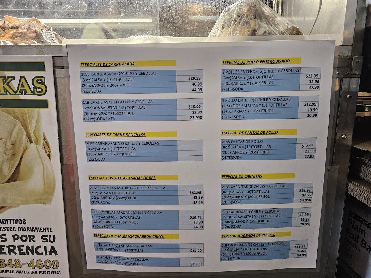 Carniceria Panaderia Guerrero En Phoenix Photo Menu 6