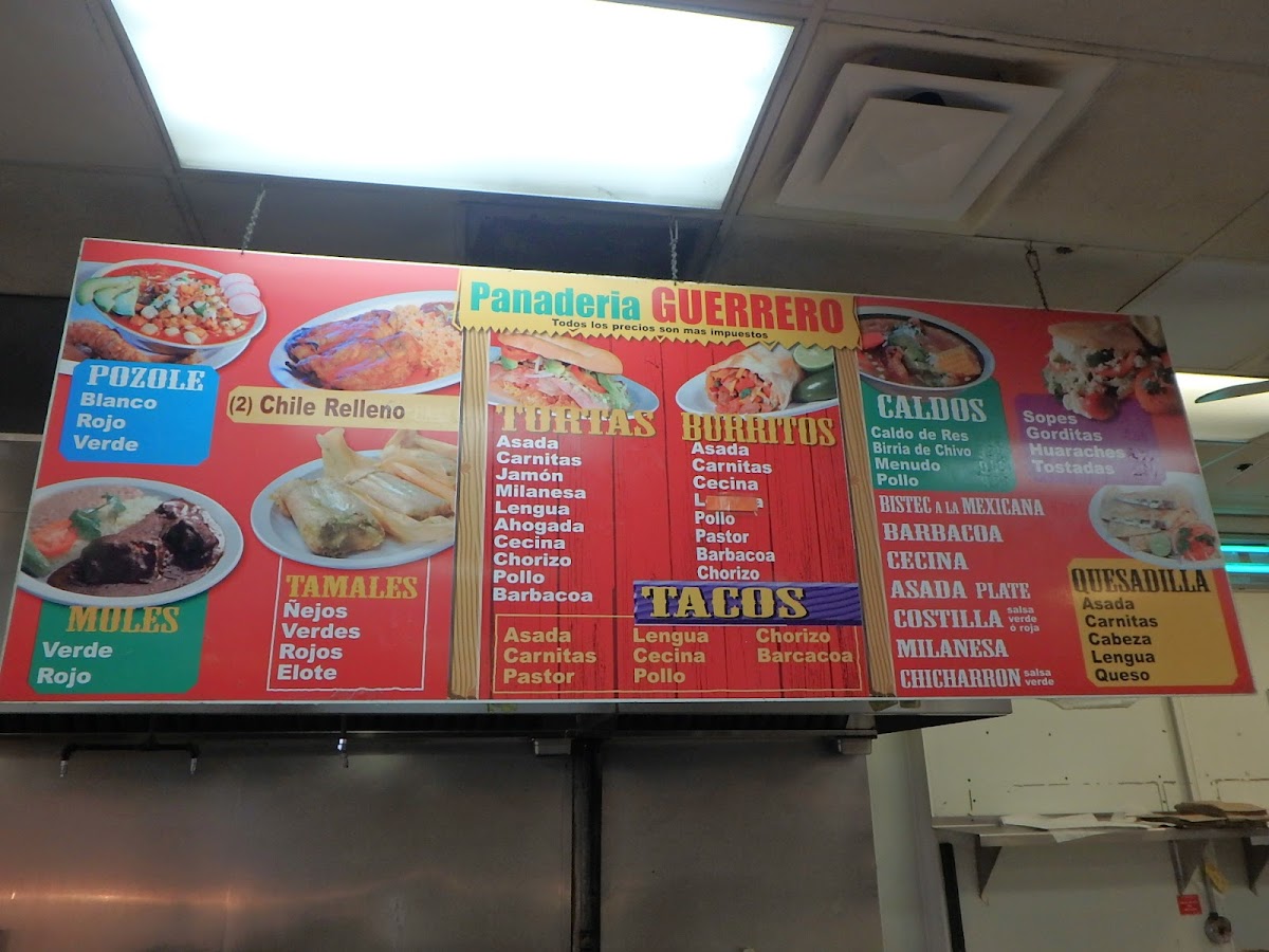 Carniceria Panaderia Guerrero En Phoenix Photo Menu 9