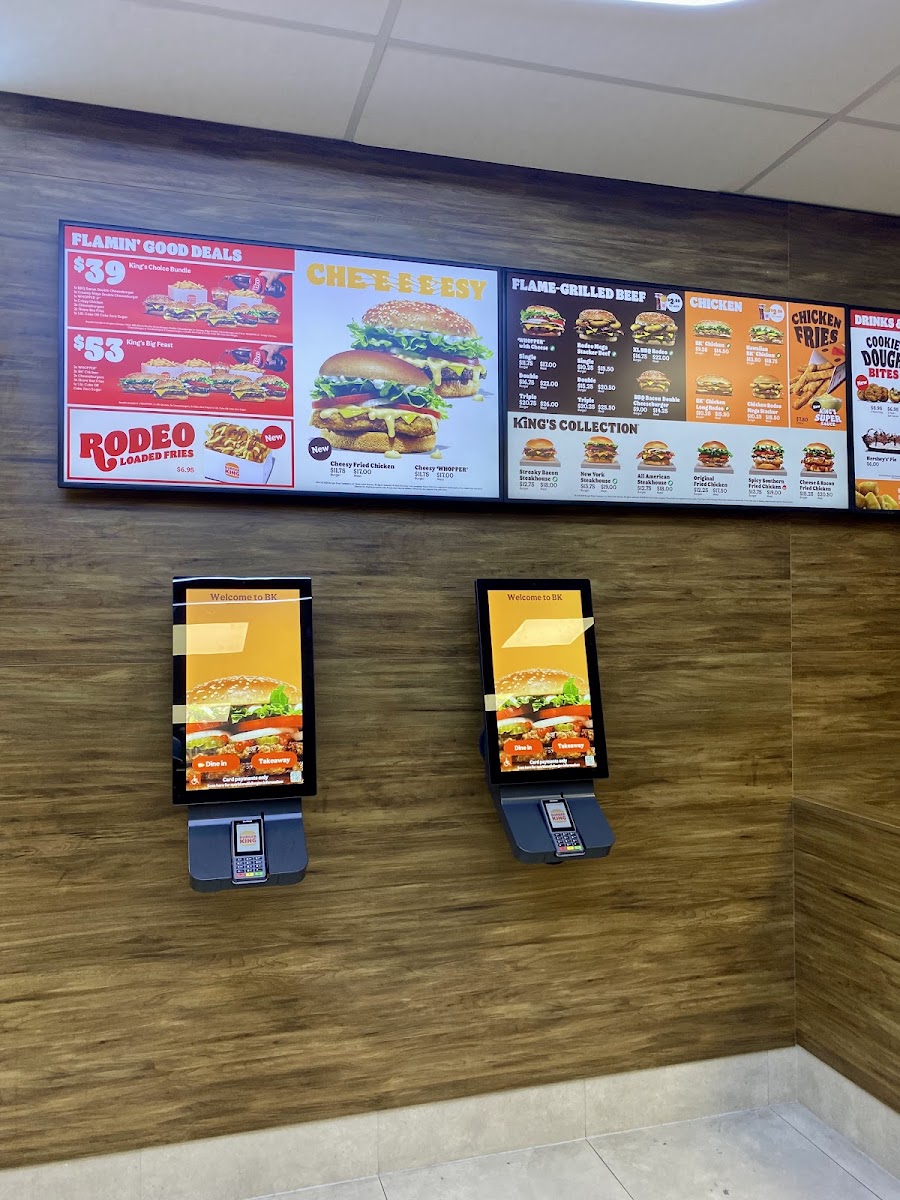 Burger King Sunnybrae Photo Menu 1