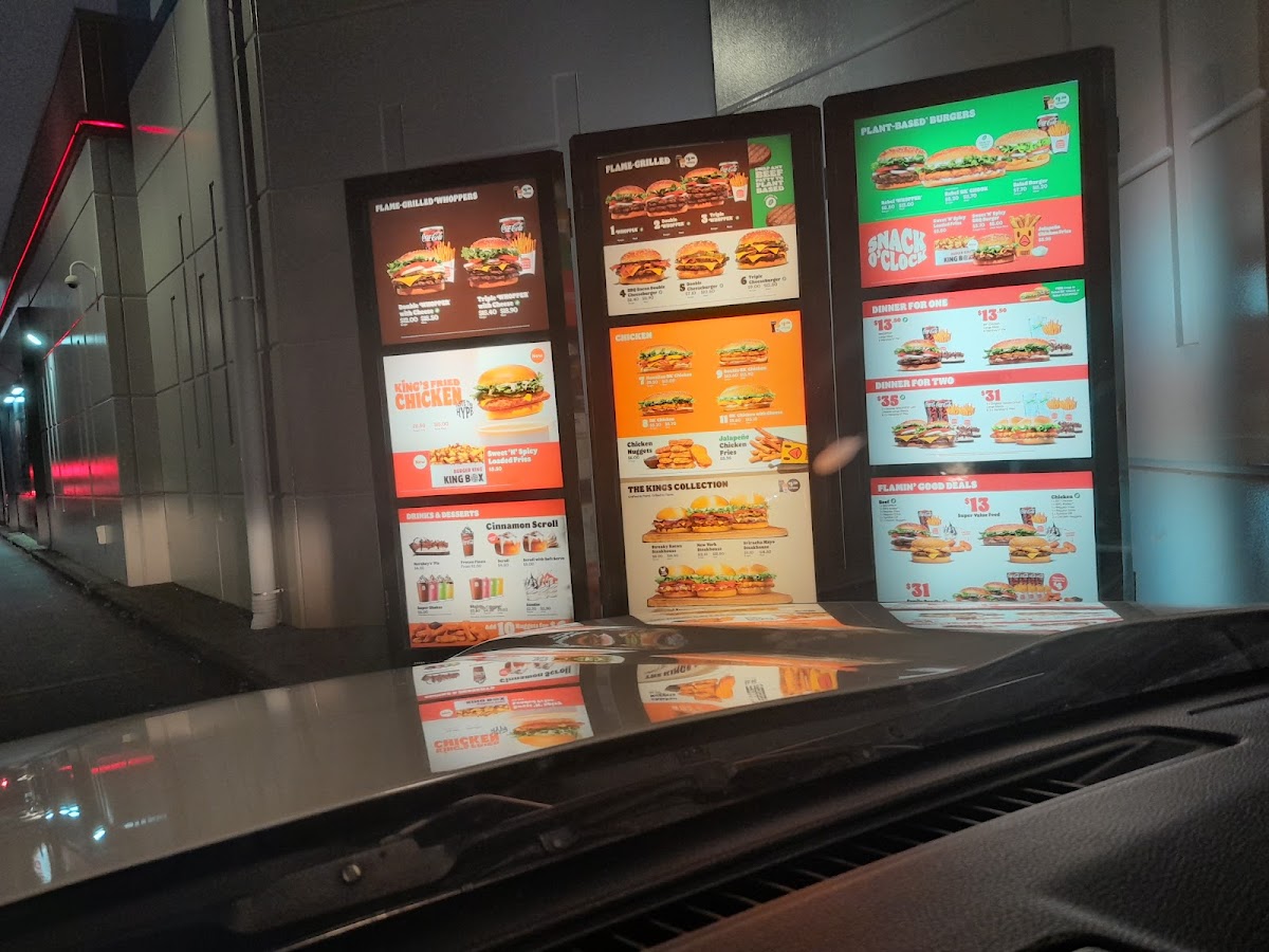 Burger King Sunnybrae Photo Menu 6