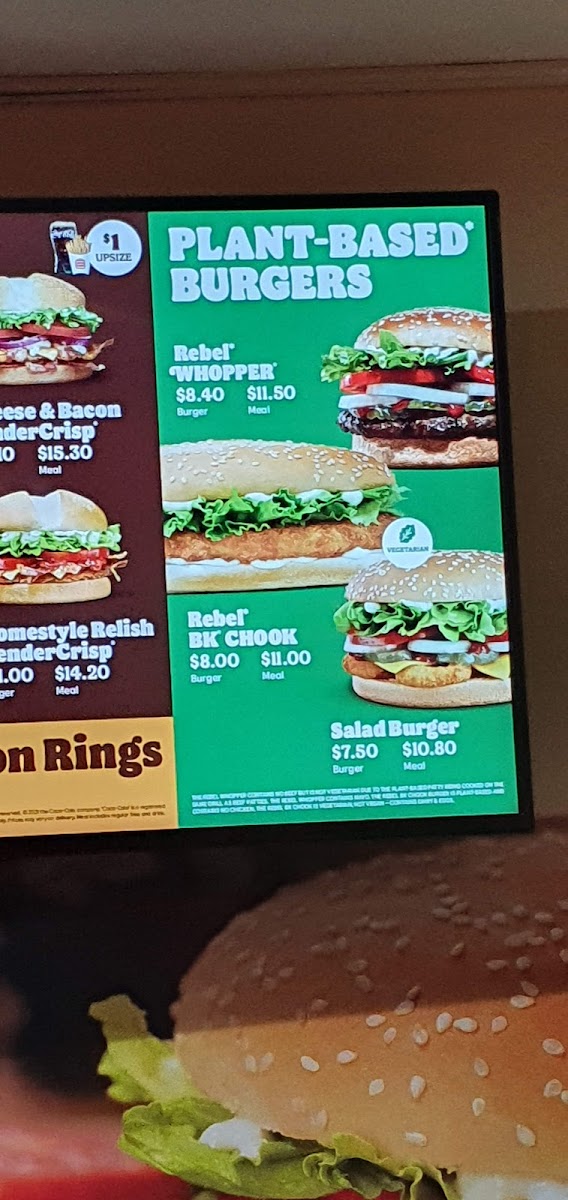 Burger King Sunnybrae Photo Menu 7