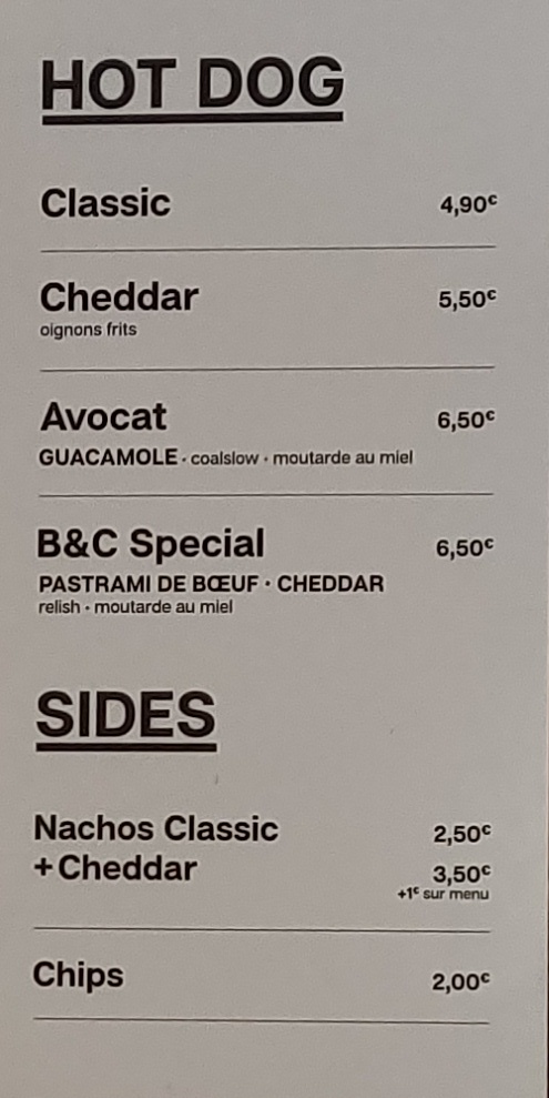 Bagel & Cream Photo Menu 2