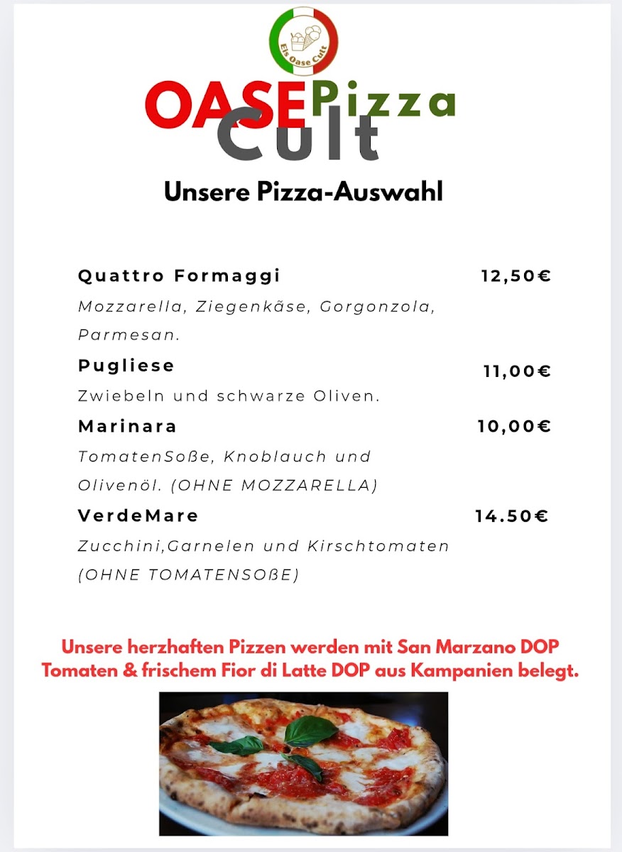 Oase Cult Gelato Photo Menu 2