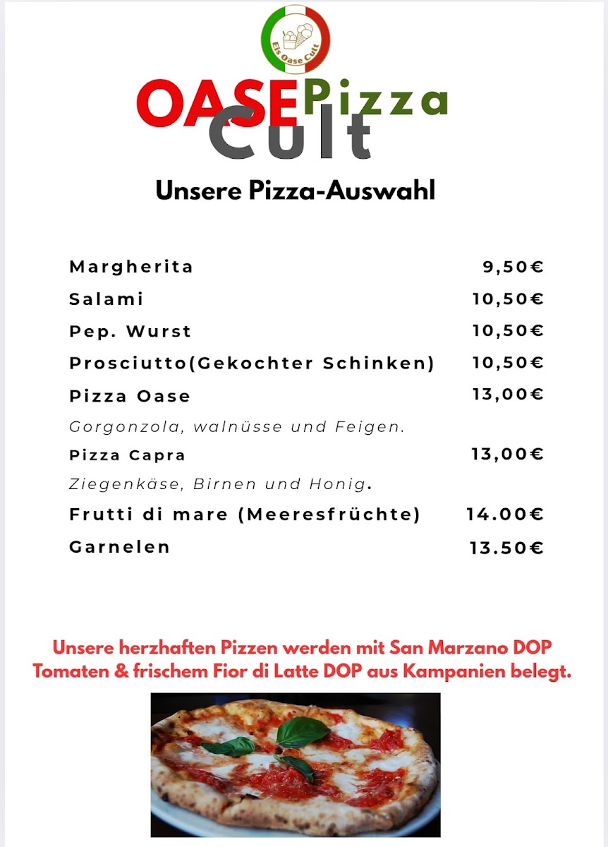 Oase Cult Gelato Photo Menu 3