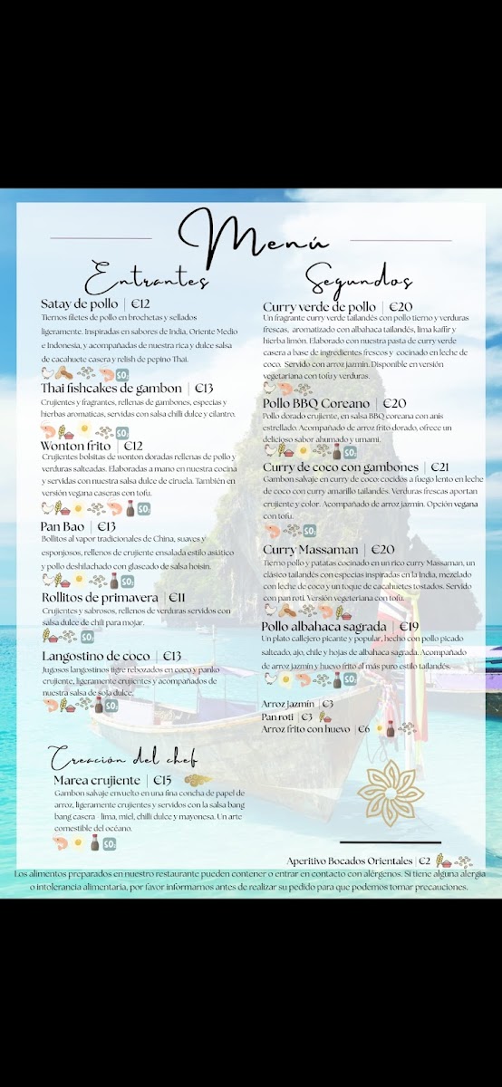 Secret Garden Restaurant Photo Menu 1