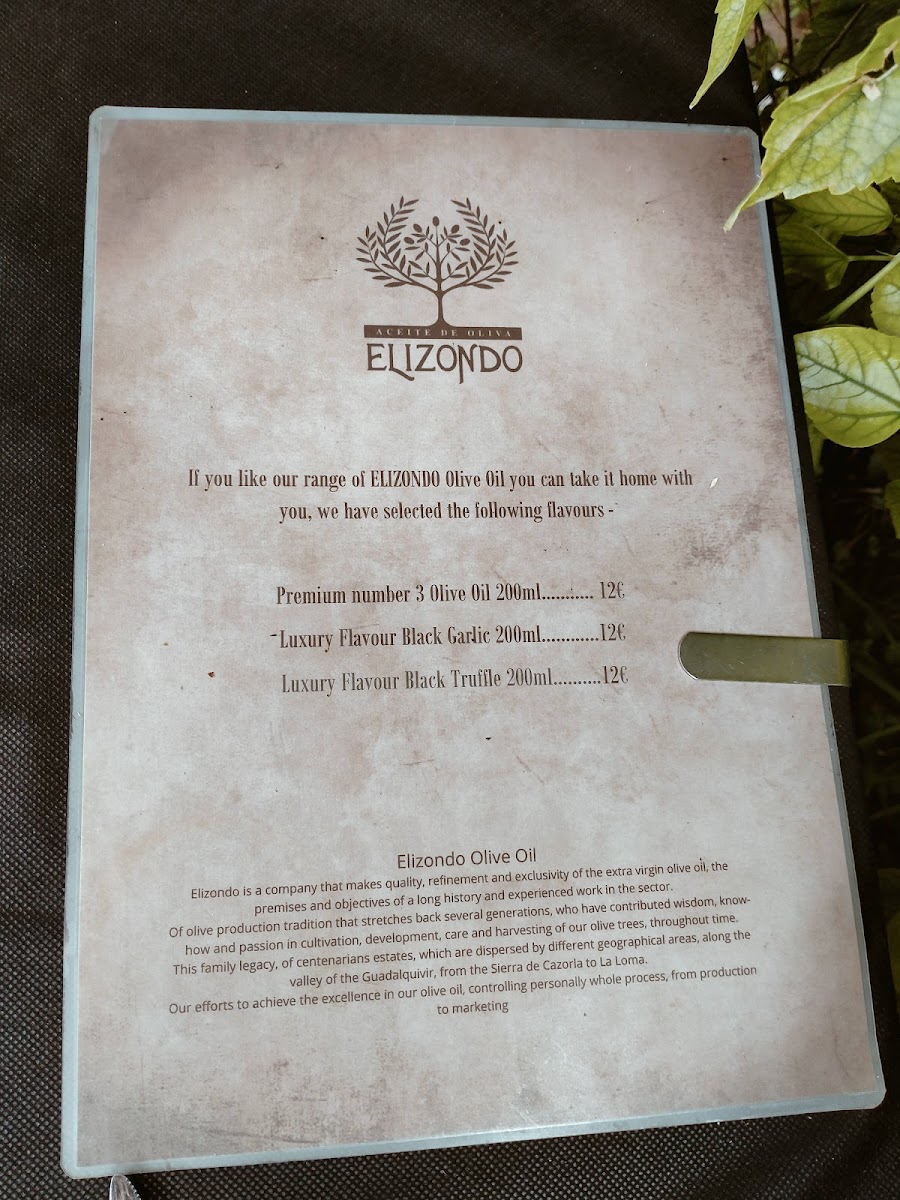Secret Garden Restaurant Photo Menu 10