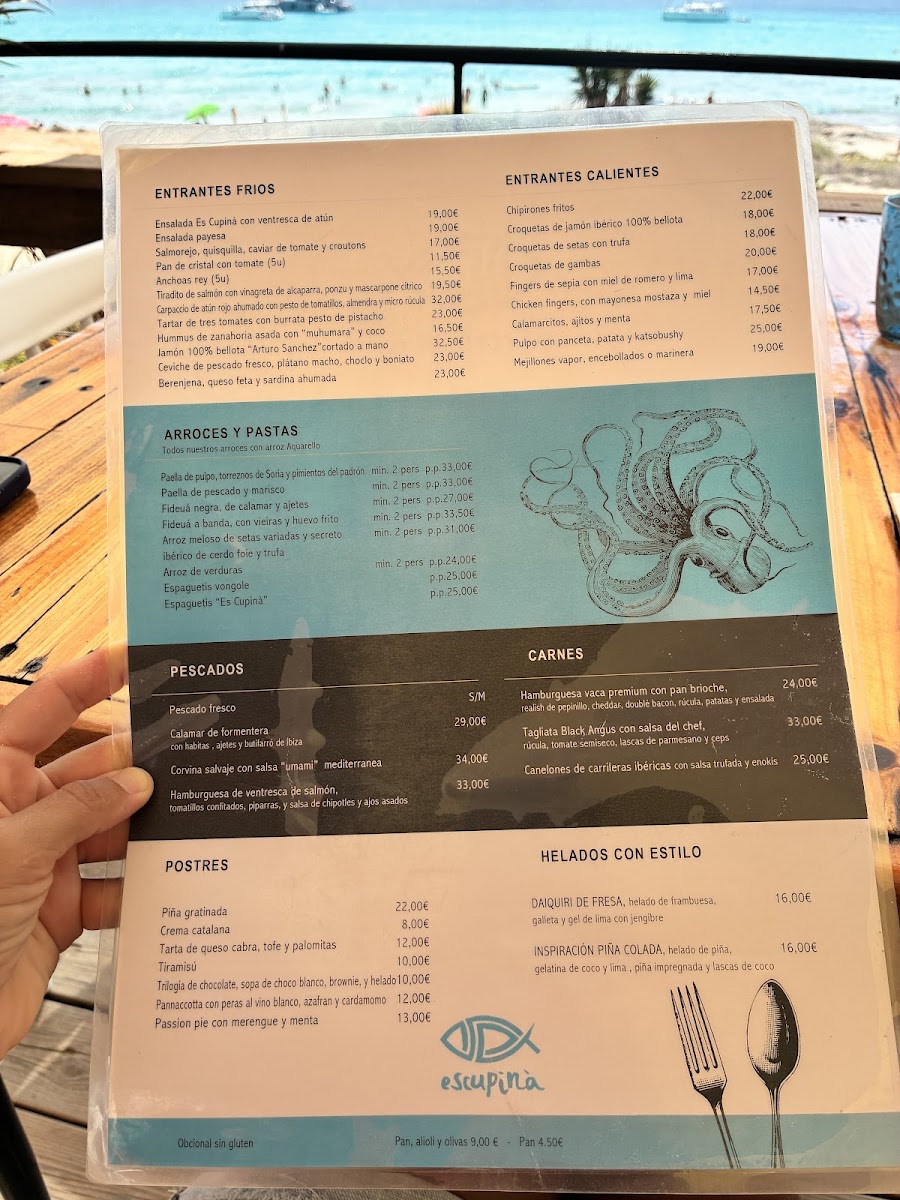 Restaurant Es Cupina Photo Menu 2