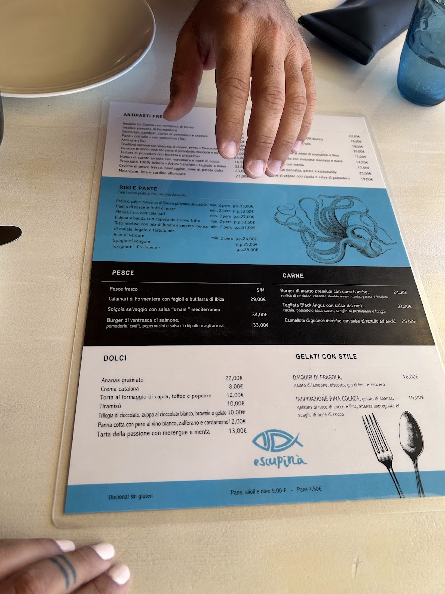 Restaurant Es Cupina Photo Menu 3