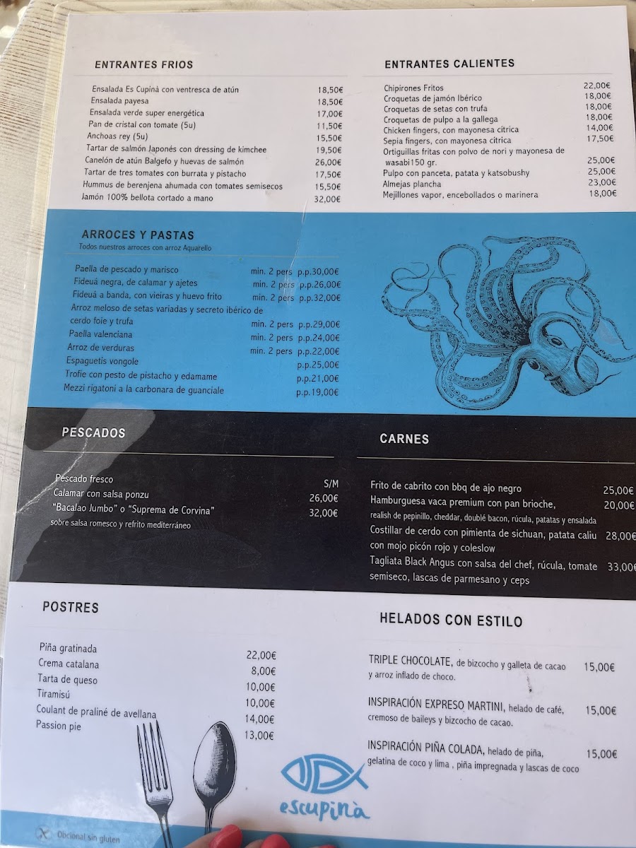 Restaurant Es Cupina Photo Menu 6