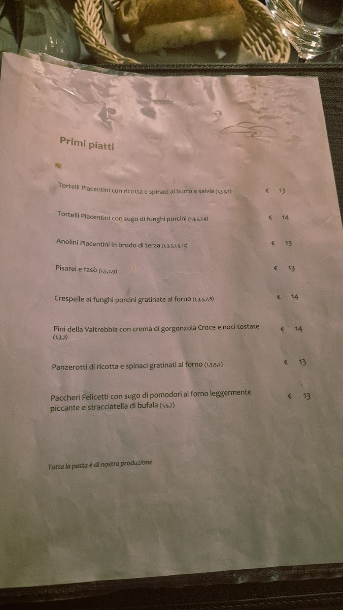 Ristorante Bellaria Photo Menu 6