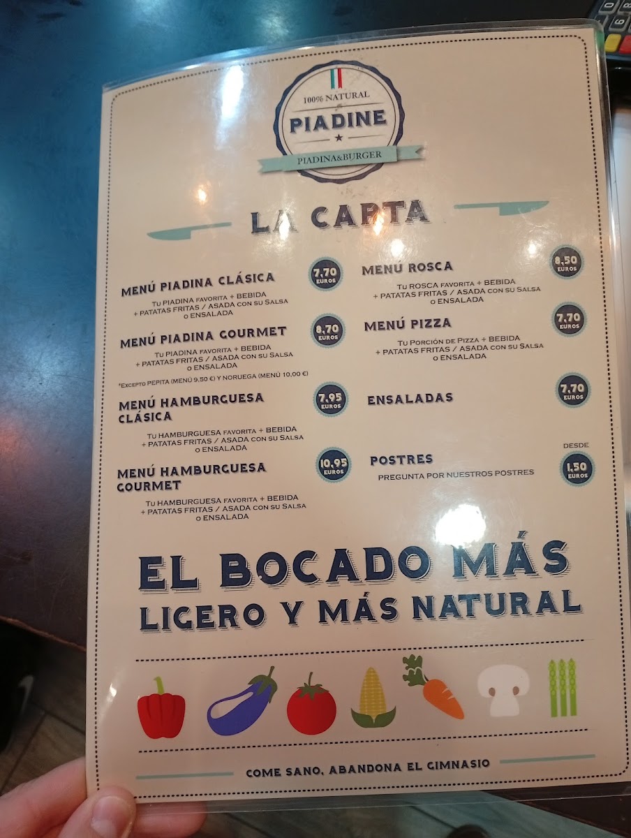 Piadine Photo Menu 10