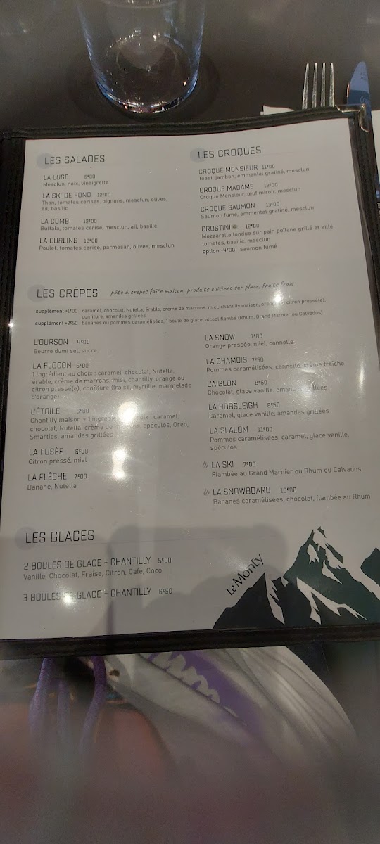 Le Monty Photo Menu 1