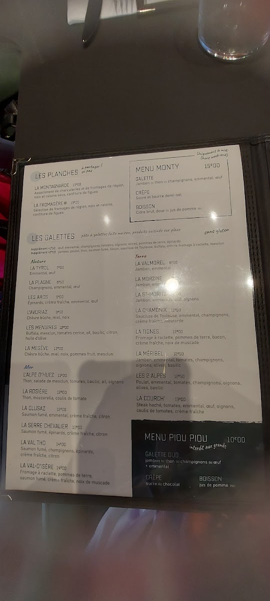 Le Monty Photo Menu 2