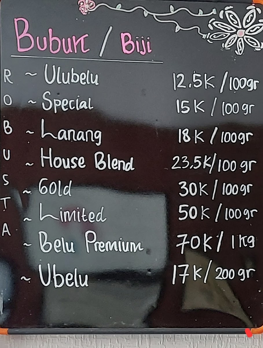 Ulubelu Coffee Store JKT Photo Menu 3