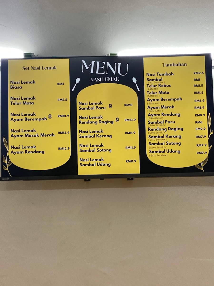 Restaurant Bangsudu Melaka Photo Menu 2