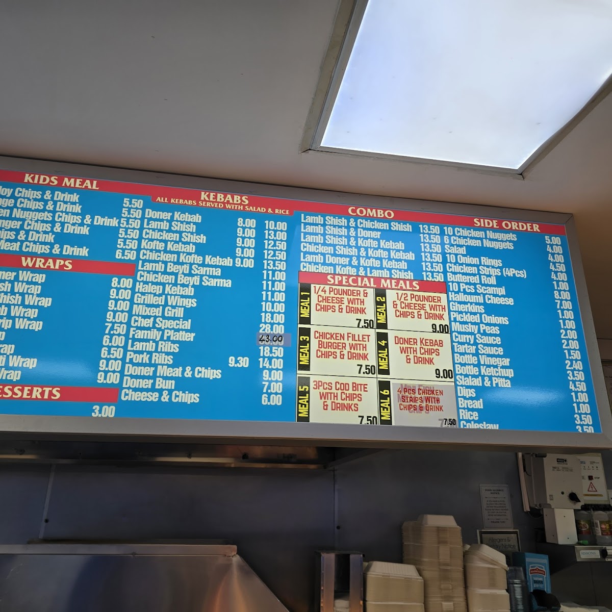 Ongar Road Fish Bar Photo Menu 1