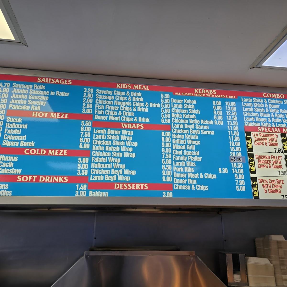 Ongar Road Fish Bar Photo Menu 3